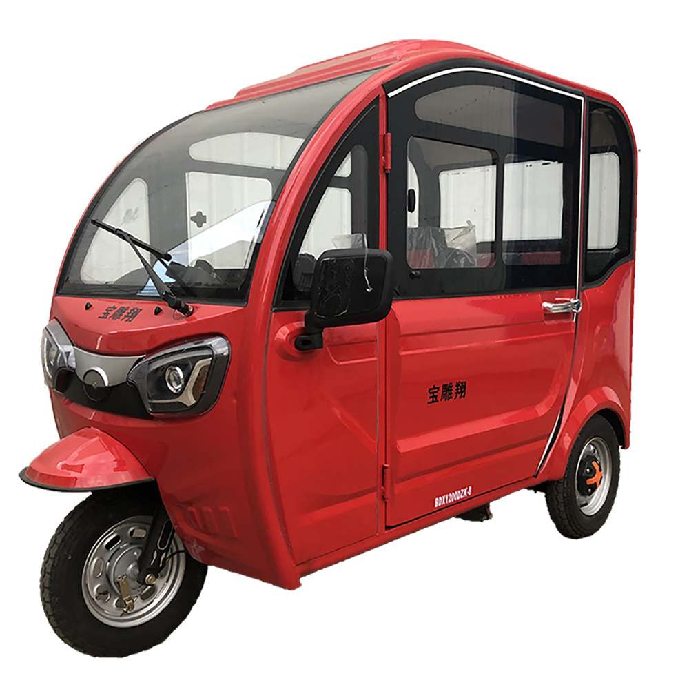 Selling Chinese made electric tricycles that can accommodate up to 3 people in small family transport vehicles