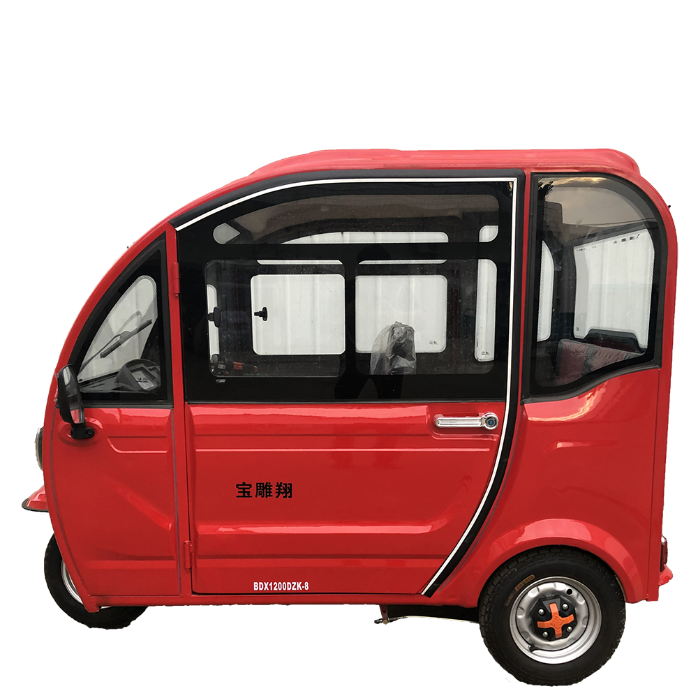 Selling Chinese made electric tricycles that can accommodate up to 3 people in small family transport vehicles