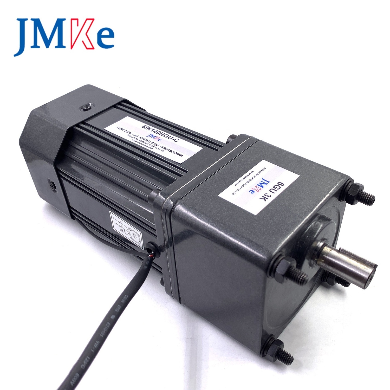 JMKE conveyor belt motor 6/15/25/40/60/90/120/140/180/200/250W single phase ac motor speed control variable speed ac motor