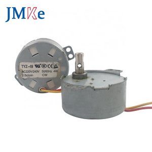 JMKE Factory price 50Hz 60Hz 4w synchronous motor ac motor 230V 49TYJ 49TYZ CW/CCW