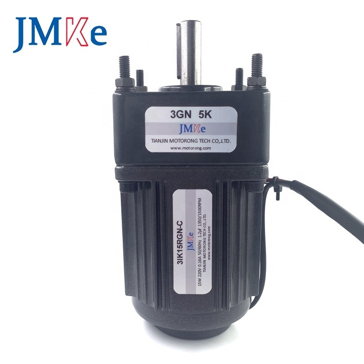 JMKE 15W 220V Electric Motor with small Gear Reducer Motor 3GN 70x70mm induction motor