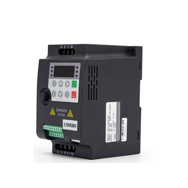 220v 1.5kw 2.2kw Vector Inverter VFD Frequency Converter 3 Phase ...
