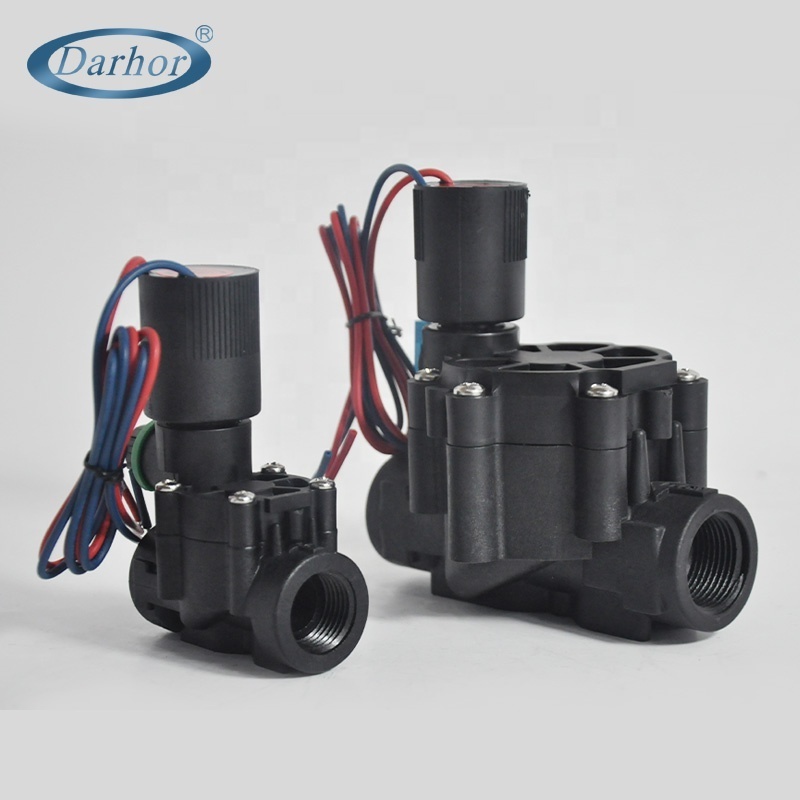 3/4 irrigation valve solenoid plastic 2way 220V 24VAC DC for garden sprinkler