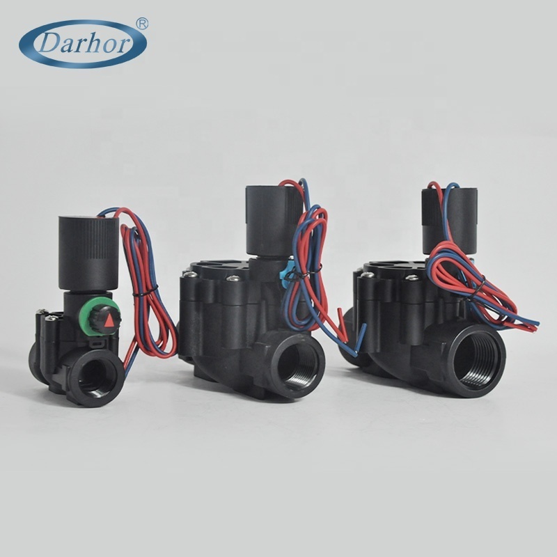 3/4 irrigation valve solenoid plastic 2way 220V 24VAC DC for garden sprinkler