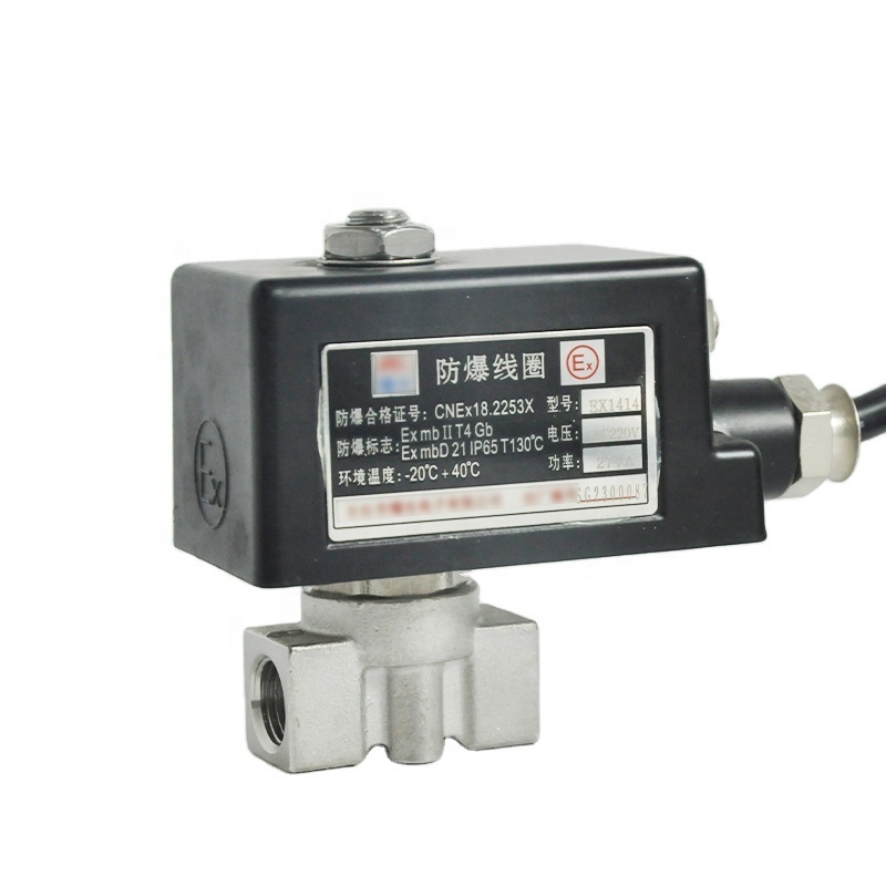 1/4 ExdllB T4 Explosion- proof solenoid valve 24V 220V