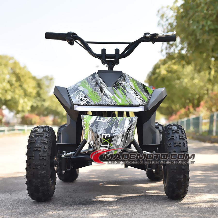 Shaft Drive Electric Atv Quad Bike Electric Four Wheeler Atv Bike 1200w 48v For Kids