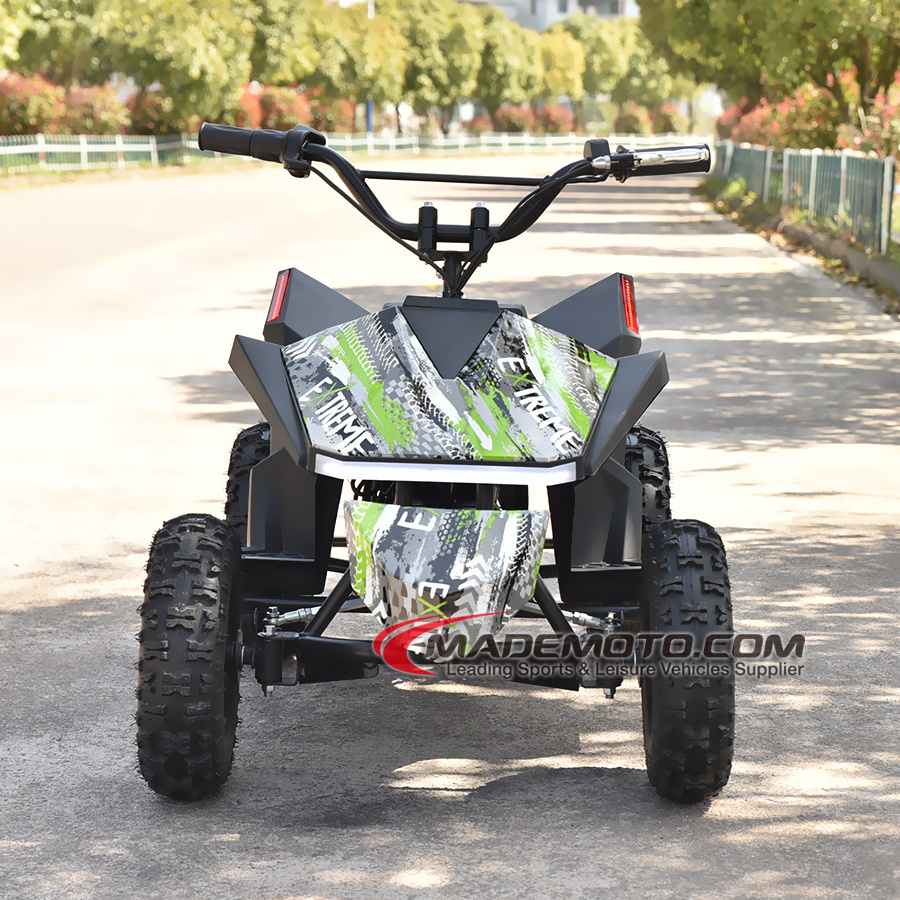 Shaft Drive Electric Atv Quad Bike Electric Four Wheeler Atv Bike 1200w 48v For Kids