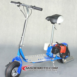 CE Approved 2 Wheels 2 Stroke Gas Powered 49CC Gas Scooter for sale