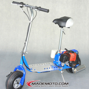 Gas Powered Engine Single Cylinder 2 Stroke 43CC Gas Scooter for Sale