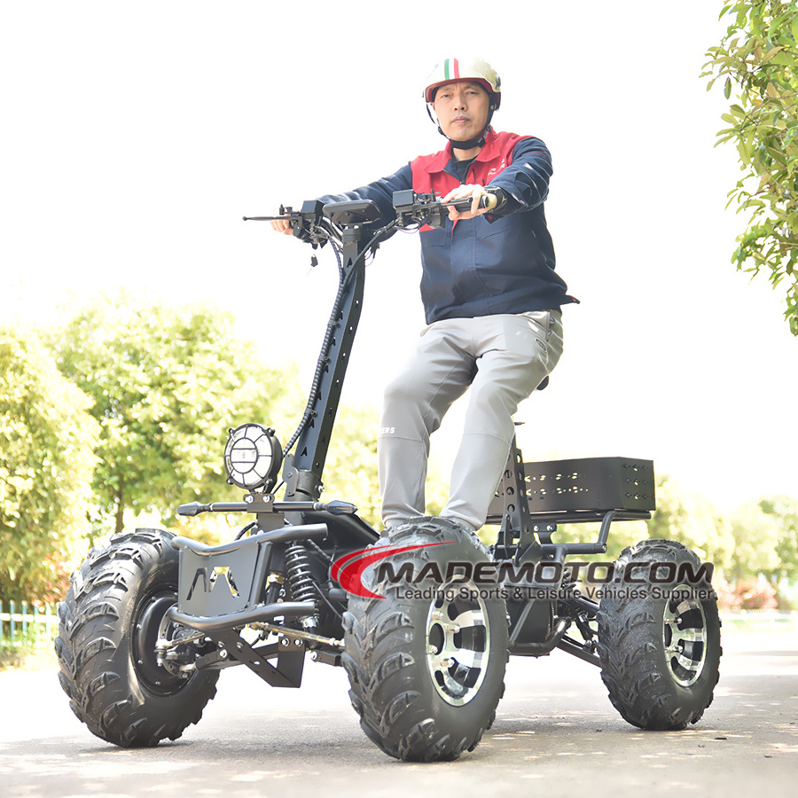 Quad 8000W Electric ATV 4 wheeler Street Legal For Sale 2wd Racing Trailer 300cc Atv 4 Wheel Four Wheeler