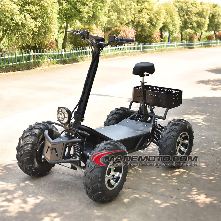 Wheel Cargo ATV And Bajaj Qute RE60 Price In Ethiopia 8000W 4X4 Electric 4 Wheeler Scooter