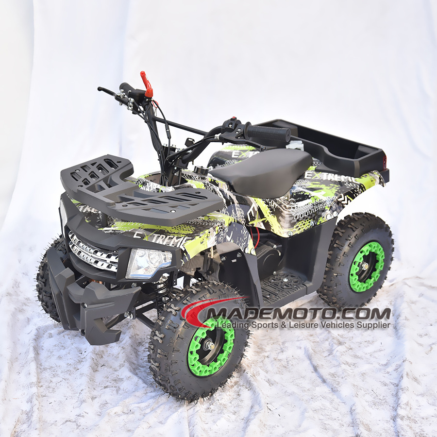 48V Kids With Gas Powered 110cc Engine 49CC 2 Stroke Gasoline ATV Quad Bike