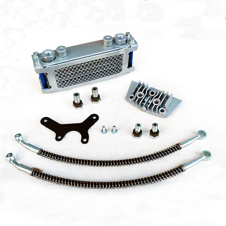 Motorcycle oil cooler is applicable to Honda engine horizontal engine bent beam 50 - 125 displacement oil cooler