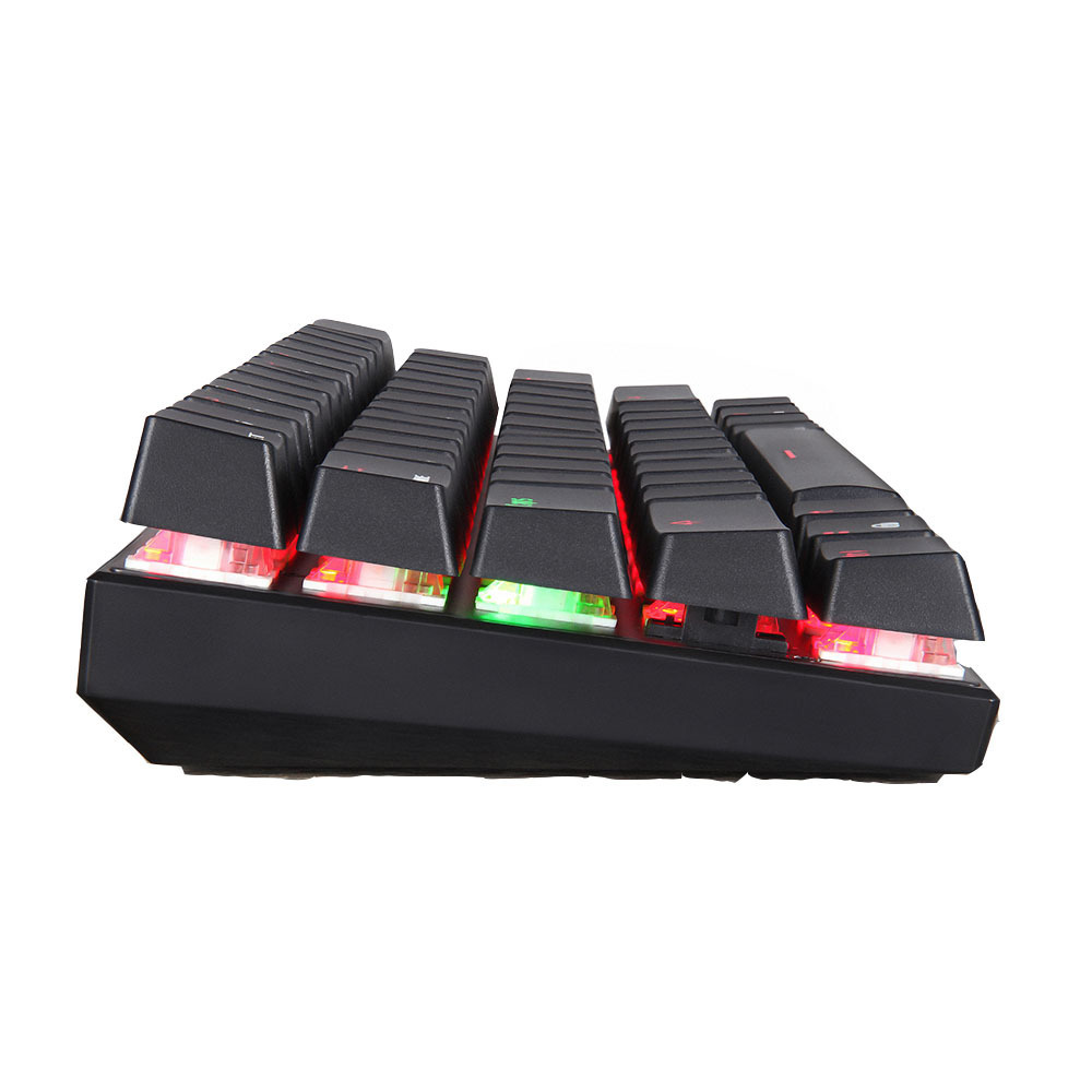 Motospeed CK62 61 Keys RGB Mechanical Keyboard USB Wired BT Dual Mode Gaming Keyboard with OUTEMU Red Switches Black White Pink