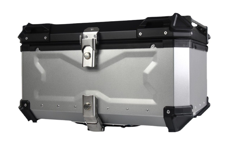 Solid Durable 25L 36L 45L 55L 65L 80L 100L Alloy Motorcycle Aluminium Top Box Tail Case Delivery Food Rear Trunk Boxes