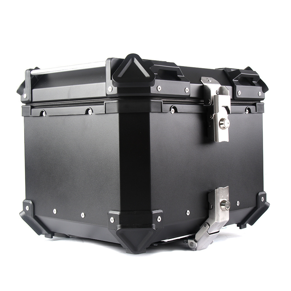 Solid Durable 25L 36L 45L 55L 65L 80L 100L Alloy Motorcycle Aluminium Top Box Tail Case Delivery Food Rear Trunk Boxes