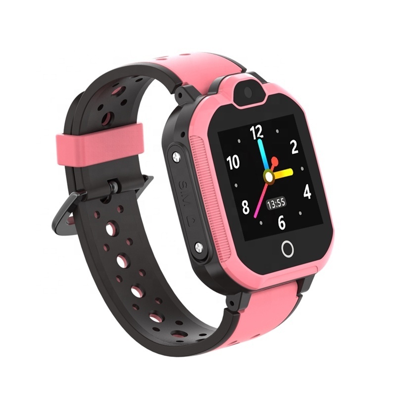 Waterproof video calling camera SIM card LTE wifi wrist mobile cell smart watch Android GPS tracker kids 4G smart watch phone