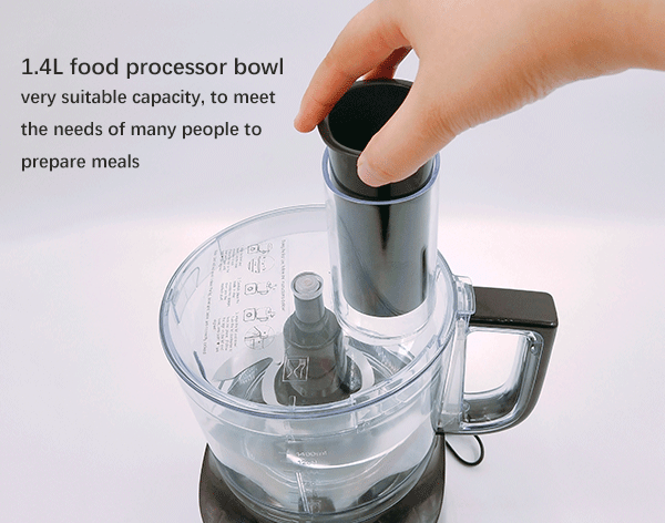 Multicolor Baby Food Processor Mixer Meat Grinders 1.4L Multifunctional Electric Food Processor