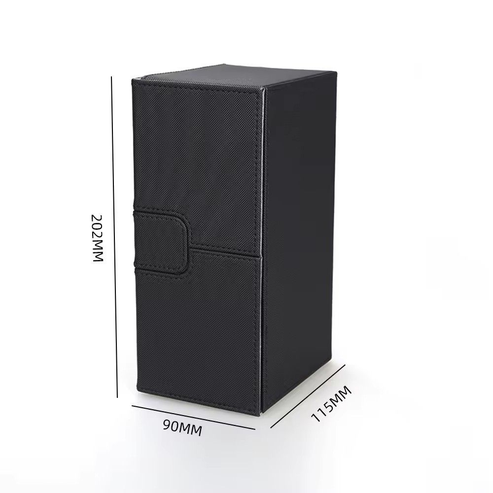 Pu Magnetic 200 Playing Card Box Trading Storage Magnetic Deck Boxes Card Protector Deck Box