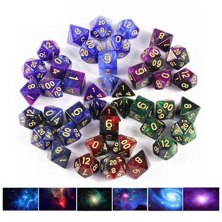 Wholesale Price Colored Shaker Tower D20 Rpg Zinc Alloy Blank Board Game Adult Polyhedral Custom Metal Dice