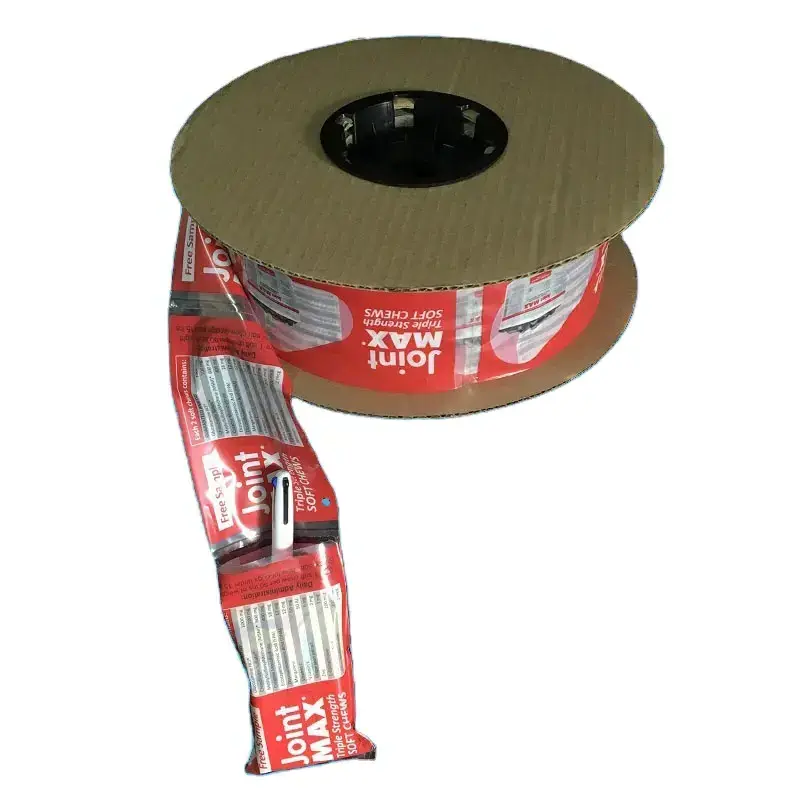 Auto Packing Film Roll High Quality For Snack Food/Cracker/biscuit Poly Tubing Roll bag for auto packaging