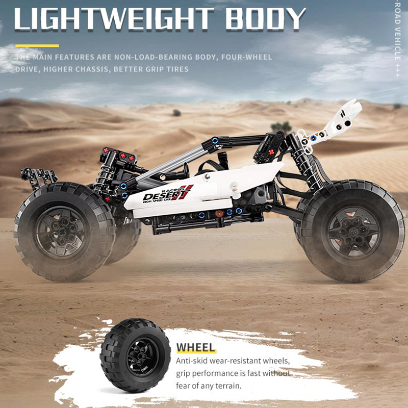 Mould King 18001 Desert Racing Model kits compatible with all Major brands Manufacturer plastic building block toys