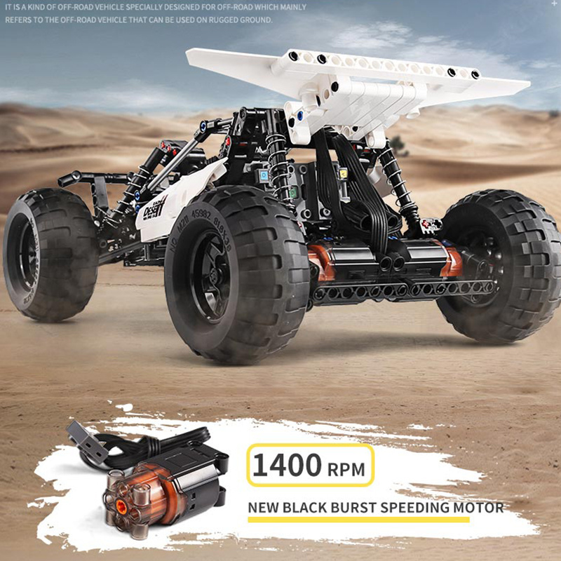 Mould King 18001 Desert Racing Model kits compatible with all Major brands Manufacturer plastic building block toys