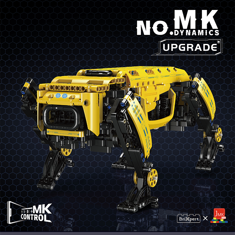 Mould King 15066S/15075 Four-Legged Robot Dog Power Module RC Mechanical Intelligent Robot Programmable Education Building Block