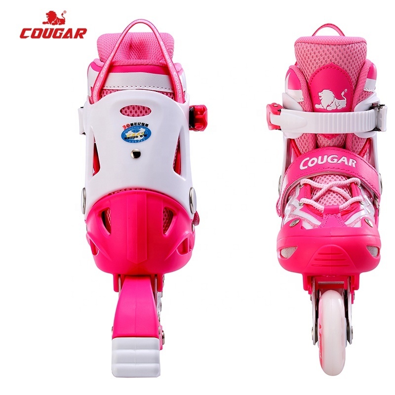 Cougar Comfortable Upper Adjustable Skates For Kids Boys Girls Toddler Skating Rink Children