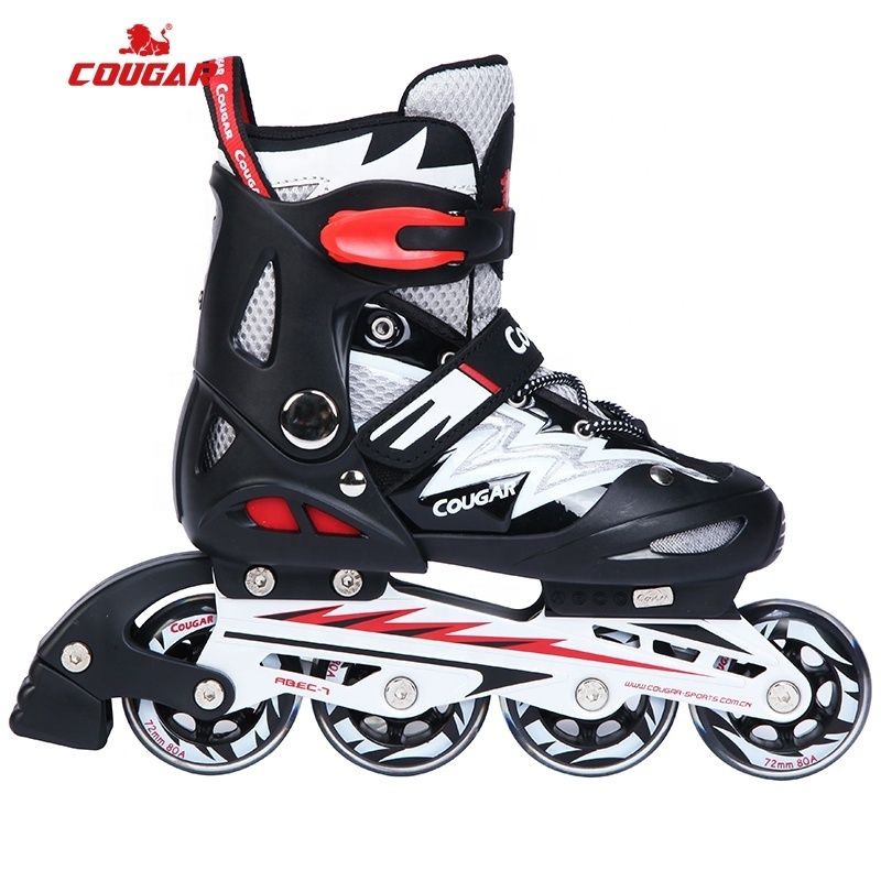 Cougar Comfortable Upper Adjustable Skates For Kids Boys Girls Toddler Skating Rink Children