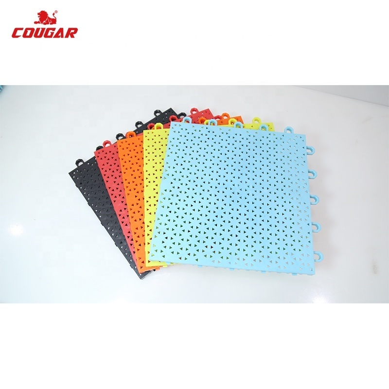 Cougar Inline Roller Hockey Plastic Floor Outdoor Indoor Ice Hockey Tiles Roller Hockey Rink PP Flooring Tiles