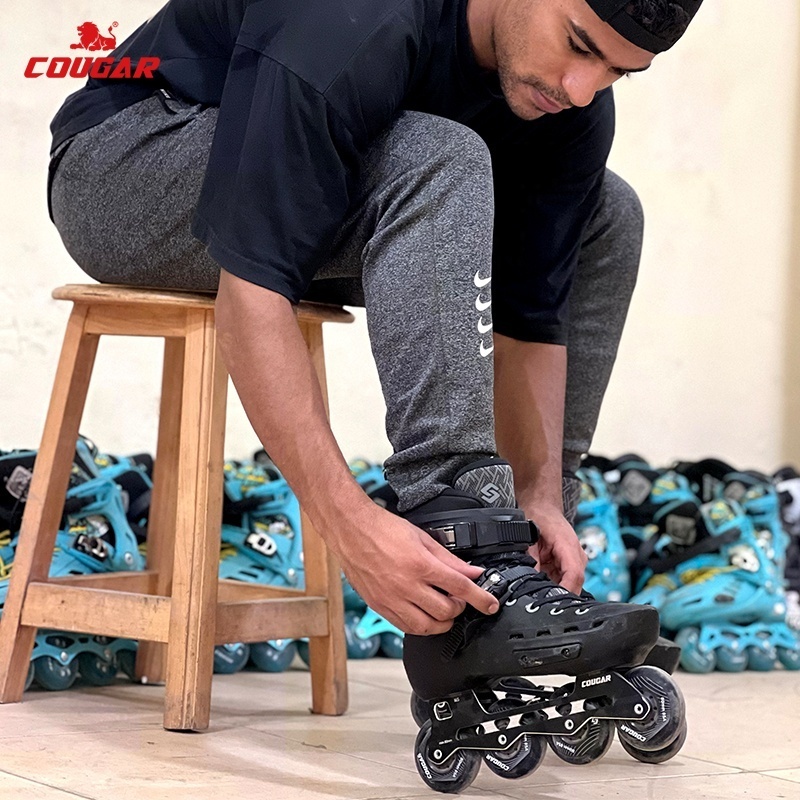 MZS7001 PRO Skates COUGAR Professional Inline Freeskating Urban Style Roller Free Skates Shoes