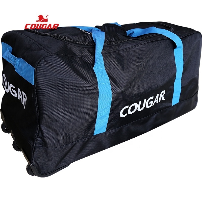 Cougar Factory Custom Hockey Equipment Storage Ice Hockey Trolley Carry Bag Field Hockey Bag