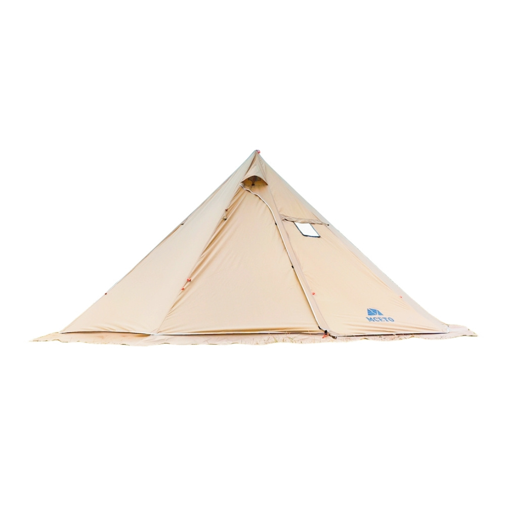 MCETO 500PRO Winter Stove Pyramid Hot Tent Ultralight Waterproof Big Size 5M Brown Camping