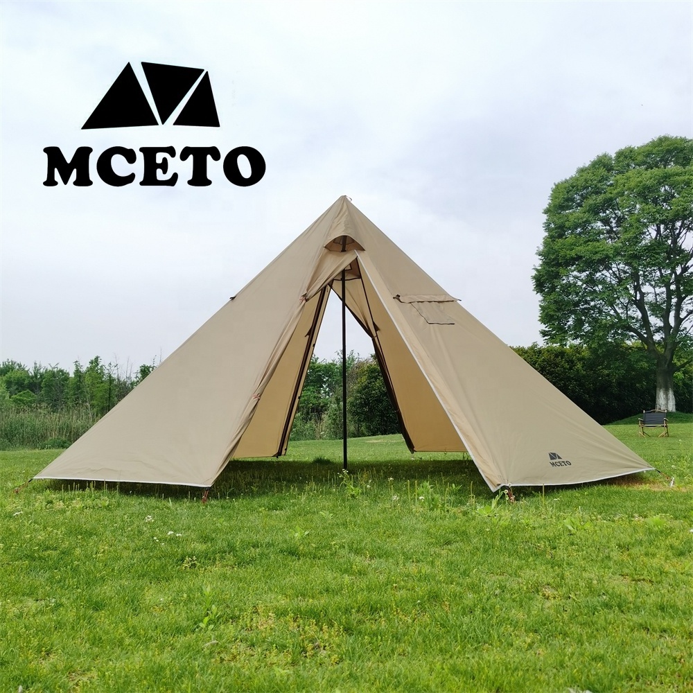 210d Waterproof Oxford Cloth 4 Seasons Camping Tent For 2 People Double Layers Disaster Relief Cottage Tent