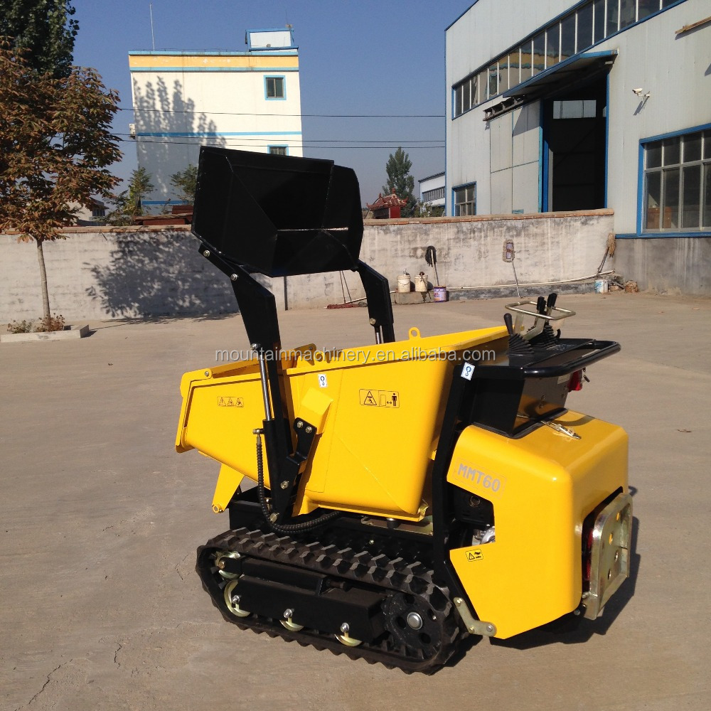 High quality 13hp mini track dumper with Honda Electric start engine