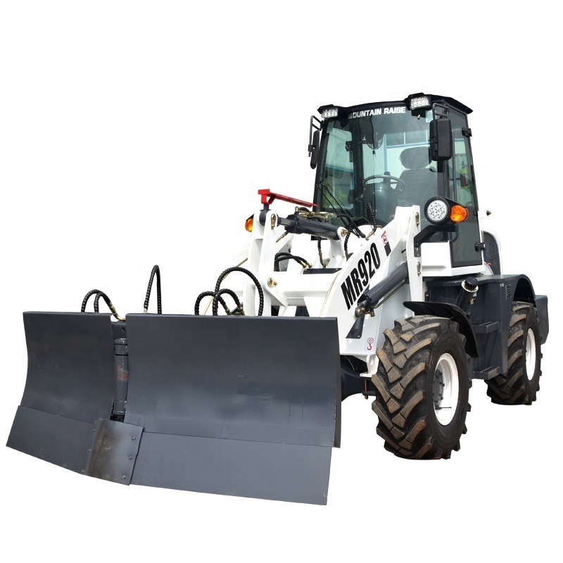 snow plow small wheel loader for sale with 23.5-16 tires