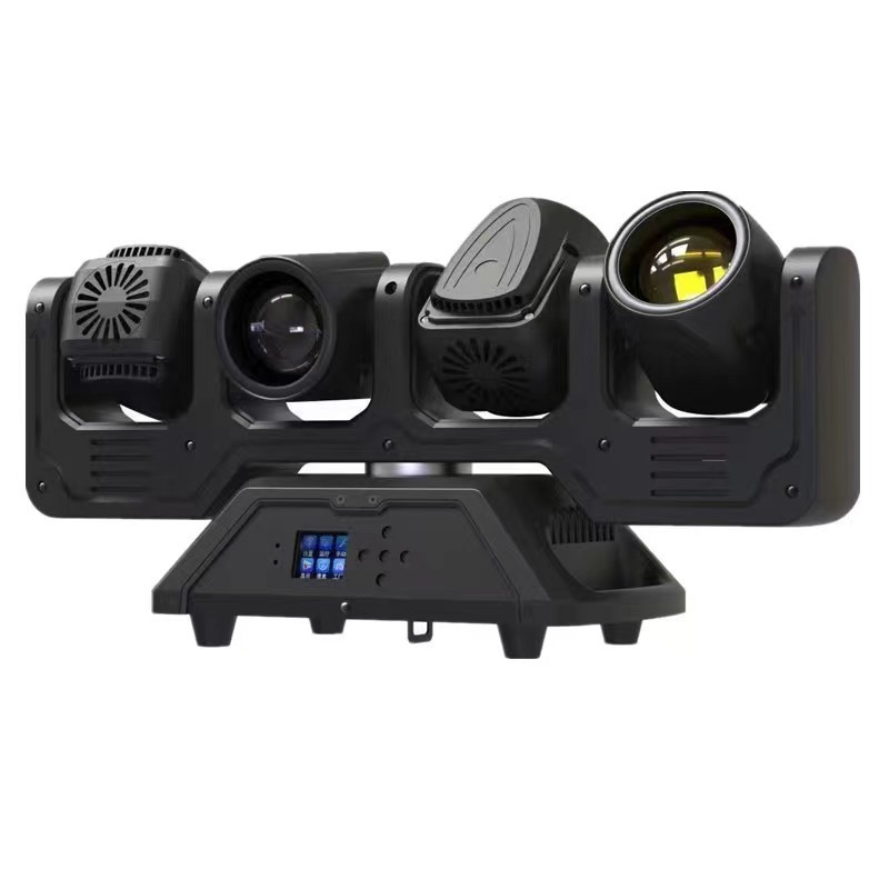 2023 New Dj Light 4X40W Four Head Halo Beam Light RGBW 4in1 Led Moving Head Bar Party Stage Light