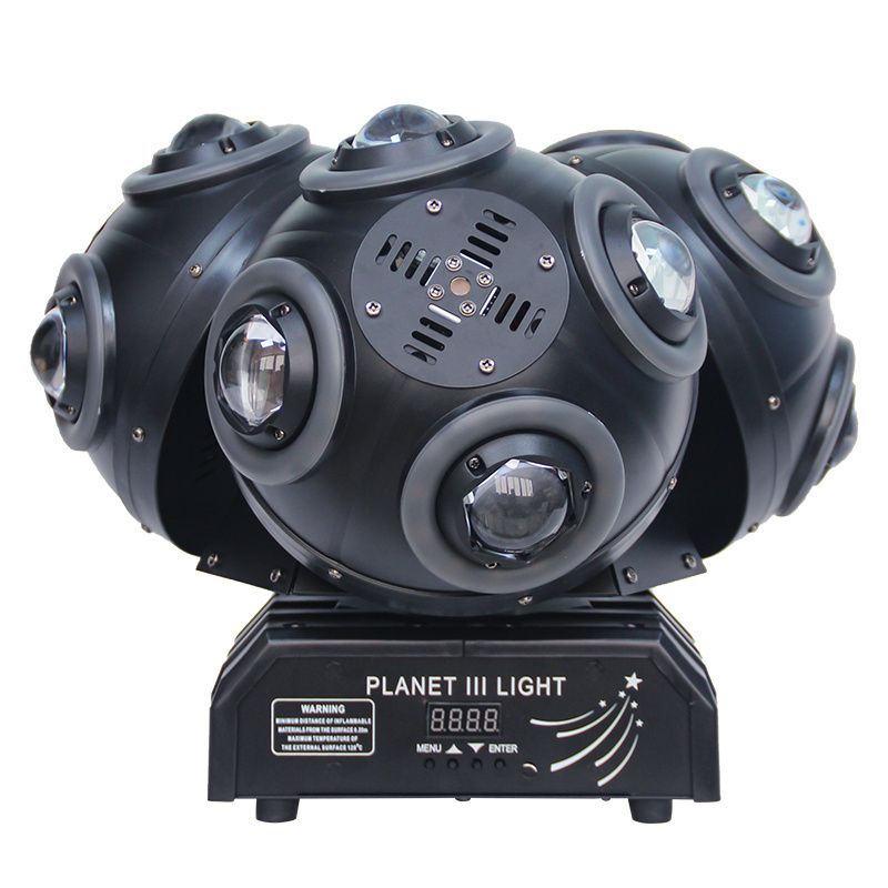 Three Head Beam Moving Head Laser Light Dual Arm Rotation 3 Head RGBW Led Moving Light Dj Disco Stage Light