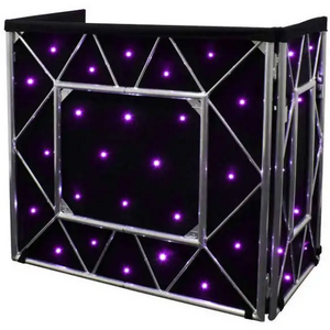 Aluminum Portable DJ Table High Quality Assemble Foldable Mobile DJ Truss Booth For Night Bar