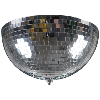 Hot Selling Half Disco Ball  Buid-in Motor Mirror Disco Ball 50cm Ceilling Mount Disco Mirror Ball