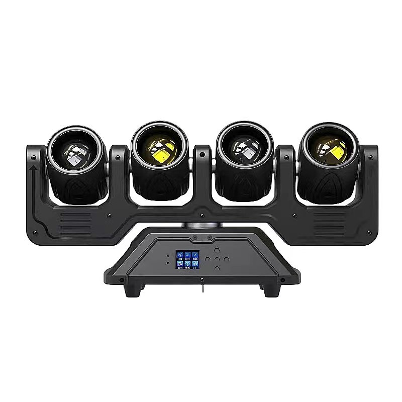 2023 New Dj Light 4X40W Four Head Halo Beam Light RGBW 4in1 Led Moving Head Bar Party Stage Light