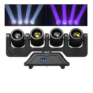 2023 New Dj Light 4X40W Four Head Halo Beam Light RGBW 4in1 Led Moving Head Bar Party Stage Light