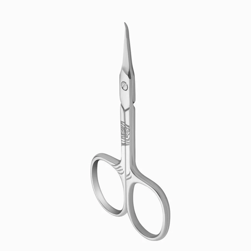 Professional Cuticle Cutting Scissors Extra Fine Pointed Sharp Blades Curved Small Cuticle Shears 3.5 Inches