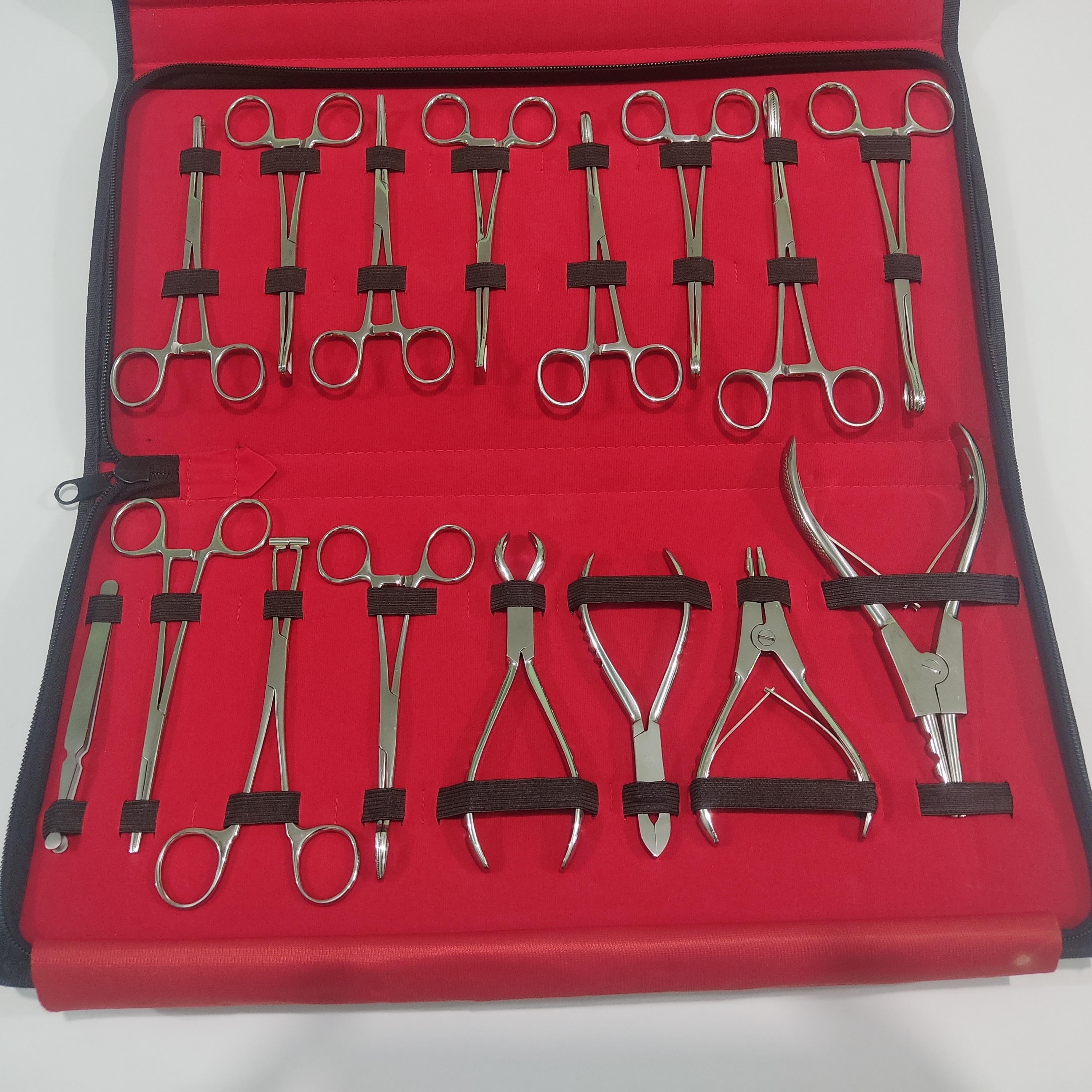 Body piercing tools kit of 16 pcs medical grade stainless steel made