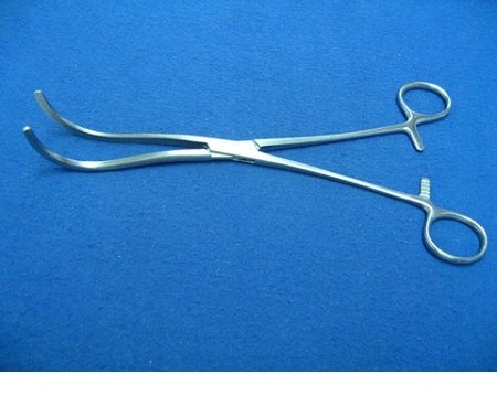 Guyon kidney clamp 23cm stainless steel urology instruments high quality