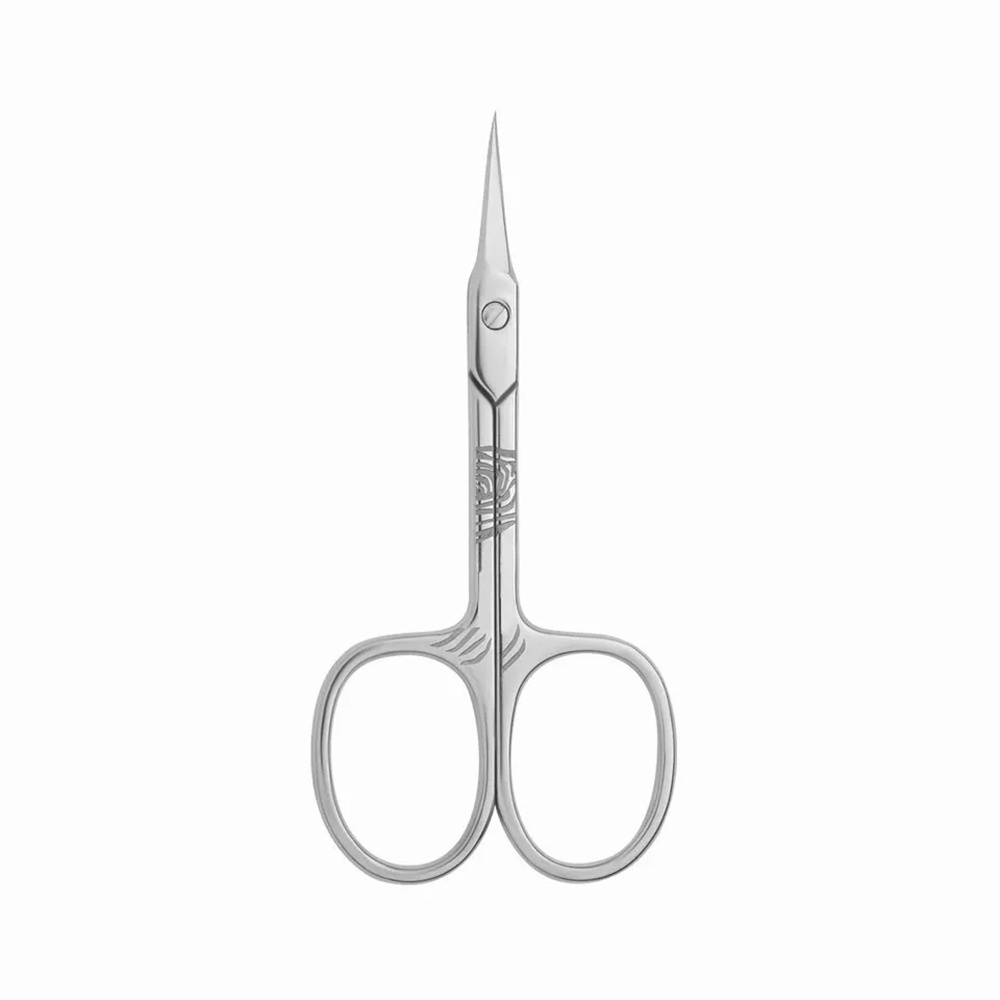 Professional Cuticle Cutting Scissors Extra Fine Pointed Sharp Blades Curved Small Cuticle Shears 3.5 Inches