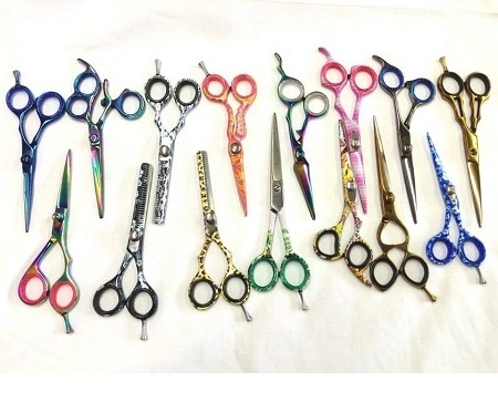 barber and hair dressing scissors