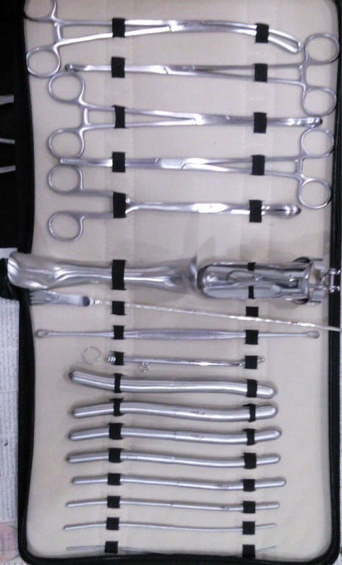 Gynecology Dilation and curettage Set Instruments