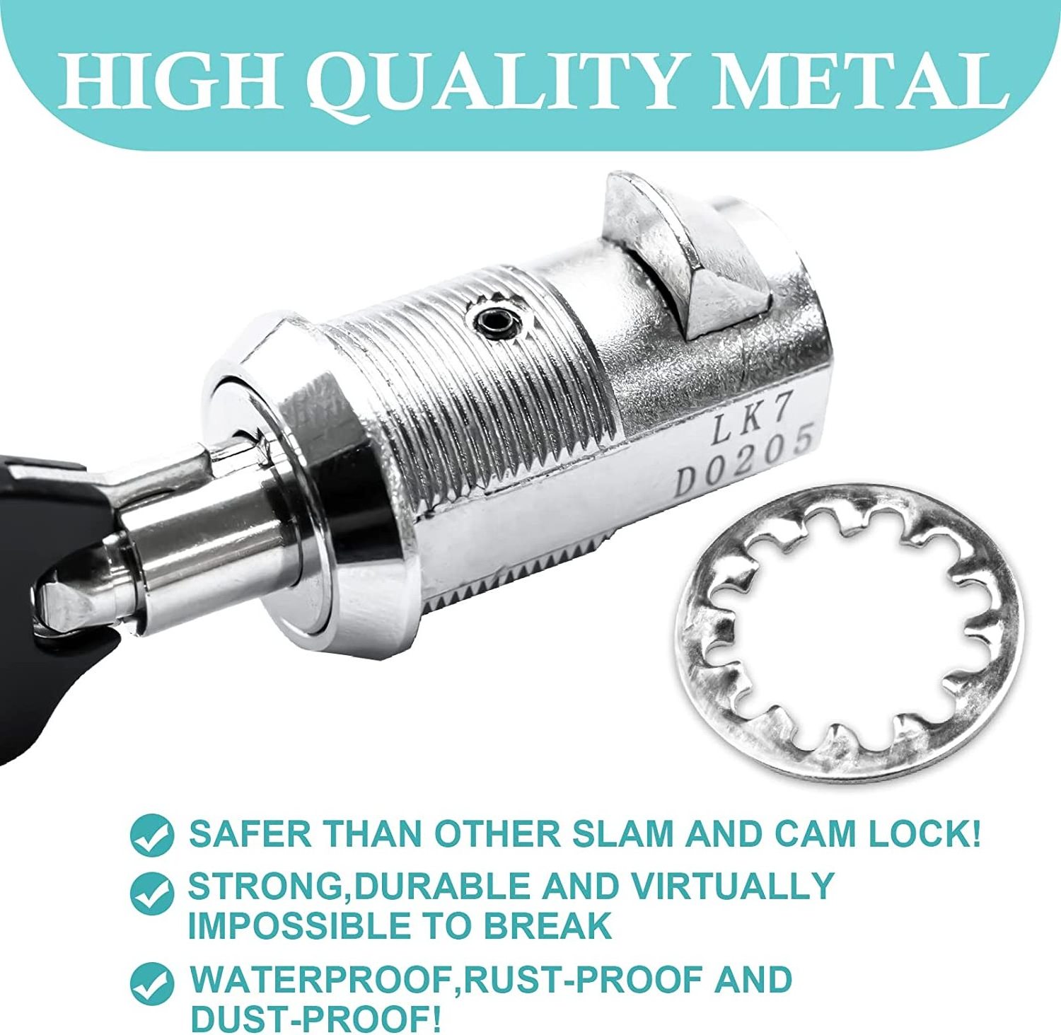 ATM Tool Box Lock, Manufacturers keyed slam latch lock factory price